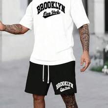 Plate-Size Men'S 3D Printed Short-Sleeved Suit- Soft Suit, Summer Casual Suit Outfit, Suitable For Parties And Festival Gifts. Body Size Plus, PLUS SIZE - trắng - Xem 2