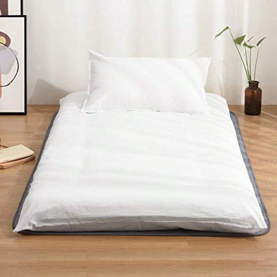 Exclusivamente de .co.JP Araña Kumori Funda de futón Lavable 100% algodón Apto para futón/colchón Lavable Funda de colchón Lavable Funda de colchón Totalmente Protectora sábana de futón - Blanco 100Piezas - Ver 1