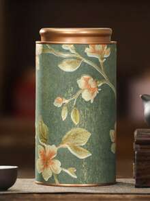 1個 500ml/100ml 廚房與儲藏室容器，可用於存放茶葉、咖啡豆、糖和堅果。金屬茶罐，具有良好的密封性能。底部和蓋子均塗有瓷釉。節日禮物與日常使用 - 彩色 - 查看 20