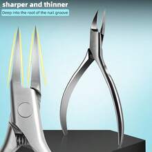 1pc, Heavy Duty Nail Trimming Tool, Easy To Trim Thick And Hard Toenails. Adopting High-Quality Stainless Steel Clamp Design, Wide Jaws And Large Lever, Suitable For Men And Elderly People To Use - A - View 1