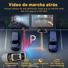 Carsapro Auto Estéreo Portátil Pantalla Táctil Inalámbrico Carplay estéreo 7 Pulgadas IPS pantalla para auto Android Auto stereo carro Mirrorlink Bluetooth USB car audio Cámara FM MP5 RCA - C5810 - Ver 7