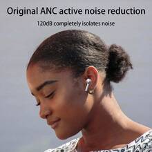 Elite Pro ANC Wireless Earbuds - 36dB Active Noise Cancelling Bluetooth 5.4 Headphones | 30H Playtime, 360° Hi-Fi Stereo, IPX5 Waterproof For IOS & Android - Trắng (chuyên nghiệp) - Xem 7