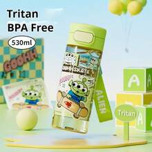 Disney Tritan Material Spill-Proof Straight Tumbler, Suitable For School & Summer Use, Unisex Student Design - Multicolor-530ml - View 15