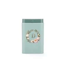 1pc Letter Mini Portable Pill Box, Travel 6 Compartment Pill Organiser, Unisex Pill Box, Initial Letter Printing Pill Container Moisture Resistant Medicine And Vitamin Container Dispenser Organiser, Letters A-Z, 26 Letters To Choose From, Pill Container First Aid Kit Medical Kit Outdoor Travel Accessories Dormitory Essentials - Mint Green - View 26