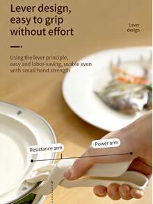 New Anti-Scald Silicone Pot Holder, Non-Slip Dish Tong, Bowl Clip, Kitchen Tongs For Baking Tray & Steamer - View 5