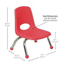 Stacking Chairs - Red - View 2