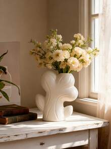 1 vază creativă pentru flori, stil drăguț și rafinat, modele multiple, obiecte artizanale din ceramică, potrivite pentru grădină, pervaz, decor de masă, sufragerie, ideale pentru aniversare, cadouri de sărbători, perfecte pentru prieteni și familie, alegerea ideală pentru decorațiuni de sărbători. - Multicolor - Vizualizare 17