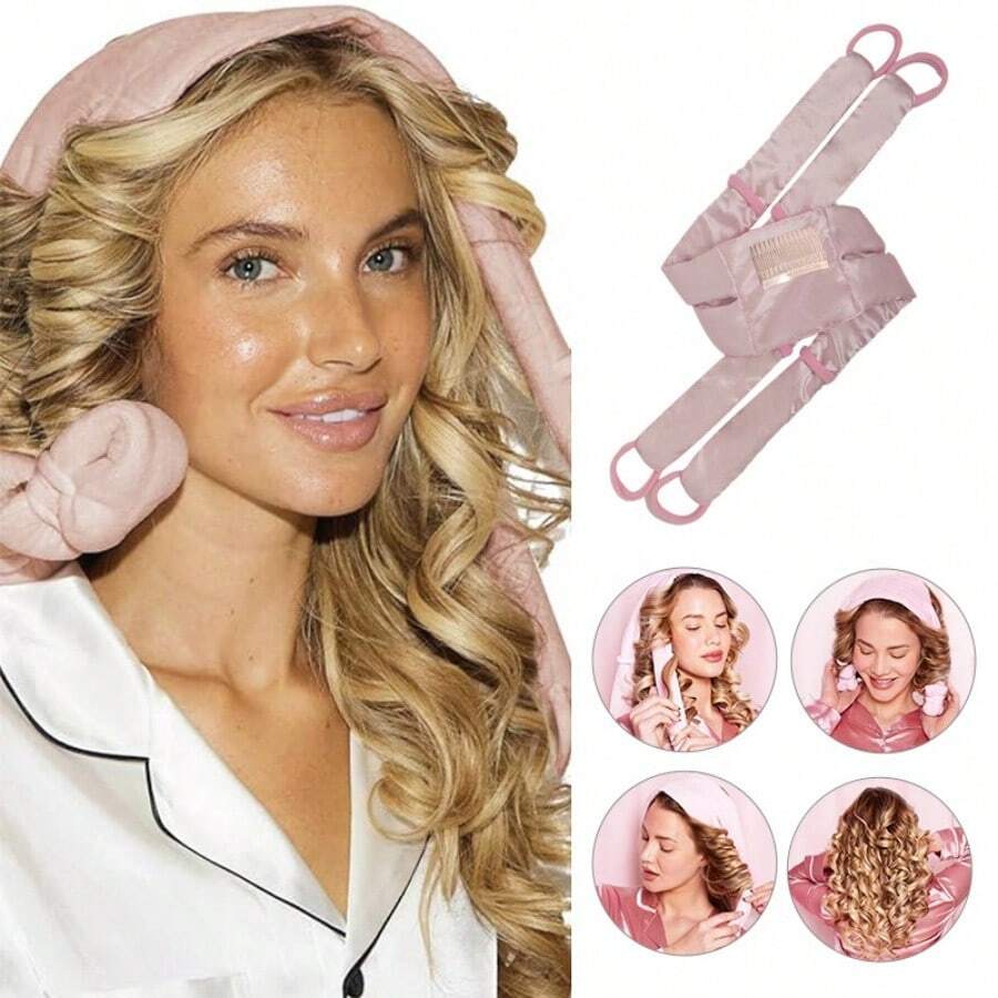 1 chiếc máy uốn tóc nữ 85cm, máy uốn tóc hình bạch tuộc, máy uốn tóc không dùng nhiệt, dụng cụ uốn tóc ngủ không cần nhiệt, dụng cụ tạo búi tóc sóng lớn, dụng cụ uốn tóc qua đêm cho nữ. - nhiều màu - Xem 1