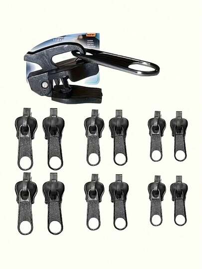 6pcs Multi-Functional Zipper Pulls Replacement Kit, Easy To Install, Portable Emergency Buckle, Suitable For All Clothing Sizes - For Jackets, Boots, Backpacks, Luggages - Clothing Repair Tool Kit, Backpack Restoration, Compact Design, Reliable Buckle, Quality Rings, Multi-Purpose Rings, Outdoor Enthusiasts, DIY Repairers