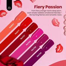 Beetles 15ML 6 Colors  HEMA-Free Pastel Gel Polish - Fairy Tale Dream, Pastel Yellow Pink Blue Purple, Colorful Bottle, Soak Off UV LED Manicure - 15ML 6Colors Hema Free Fiery Passion - 查看 3