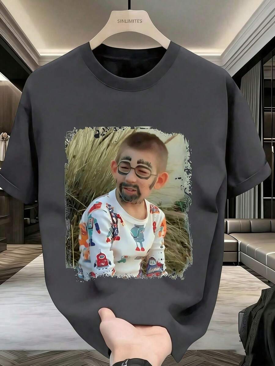 Men T-Shirts - Dark Grey - View 1