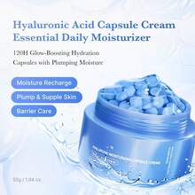 Hyaluronic Capsule| 120H Long-Lasting Hydration, Barrier Care & Calming Daily Moisturizer All Skin Types| With Hyaluronic, Panthenol & Ceramides| Korean Skincare - 1 - 查看 5