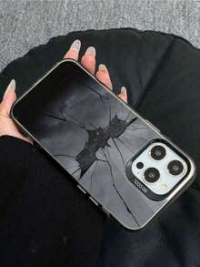 哥特风 IMD 大框蝙蝠手机壳保护套，兼容 7/8/7Plus/8Plus/X/XS/XR/XSMAX/11/11Pro/11ProMax/12/12Pro/12ProMax/13/13Pro/13ProMax/14/14Pro/14ProMax/15/15Pro/15Plus/15ProMax/16/16Pro/16Plus/16ProMax 系列 - 彩色 - 查看 2