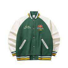 [Kiểu dáng tương tự Fanzhendong] Áo khoác bóng chày kiểu Mỹ cổ điển Anta, Áo khoác ngoài nam thường ngày 152618702S - Xanh lá cây rừng cổ điển-3 - Xem 4