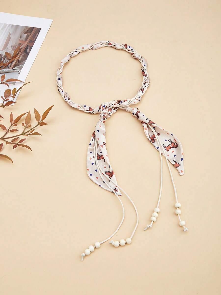 1 chiếc dây thắt lưng dệt thủ công kiểu dáng thường ngày. - A - Xem 1