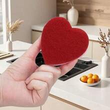 Bộ 1/3/6/12 miếng bọt biển nhà bếp hình trái tim hai mặt - Thích hợp để rửa chén, nồi, chảo và vệ sinh nhà cửa nói chung, kèm theo nước rửa chén. - Nhiều màu - Xem 2