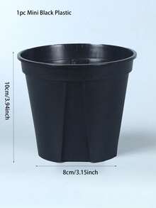 1/5/10个装金属桶花盆 - 复古阳台壁挂式花盆，带把手，花园装饰，适合室内外使用 - 彩色 - 查看 13