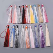 4pcs/Pack Dual-Color Tassel Pendant, Contrast Color Design, Bag/Key Chain Decor, DIY Craft Accessory, Clothing/Home Decor, Bookmark Making Tassel - Tassel - View 5