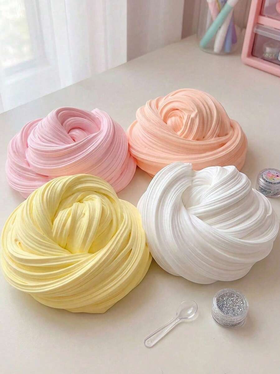 Bộ đồ chơi giảm căng thẳng bằng slime pha lê, bộ giảm áp lực bằng bọt kẹo cao su, thích hợp làm quà tặng cho các bữa tiệc, họp mặt, sinh nhật và tựu trường.