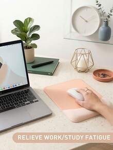 Ergonomic Mouse Pad With Gel Wrist Rest And Non-Slip PU Base, Convenient For Typing And Relieving Wrist Pain, Suitable For Home, Office And Gaming Use - View 5