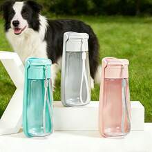 3-Color Collapsible Flip-Top Pet Water Bottle, Portable Outdoor Walks Dogs Stuff Water Dispenser, For Small Medium And Large Dogs ﻿ - Multicolor - View 9