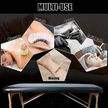 1/3/5pcs PVC Waterproof Massage Table Cover, Easy To Clean And Reusable. Suitable For Spa, Salon And Home Use, Provides Durable Hygienic Protection With Fashionable Design - Multicolor - View 2
