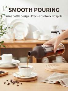 SOKANY 1000ml Large Capacity Cold Brew Coffee Pot - High Borosilicate Glass Extraction Pot Suitable For Home, Multi-Functional Cold Brew Pot Can Be Used For Coffee And Fruit Tea - 0.5L-1L - View 7