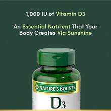 Nature's Bounty Vitamin D3 1000  Softgels, Promotes Healthy Bones, 1 Softgel Per Day, Gluten Free, 350 Count - 350 片裝(1 包) - 查看 3