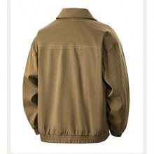 Men's Spring Casual Turndown Collar Jacket - Brown - View 5