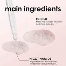 Xioimy 30毫升视黄醇和玻尿酸面部精华液，滋养保湿，长效补水，柔嫩细致肌肤，适合干性肌肤，面部护理 - 數量 - 查看 8