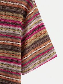 男士夏季透气街头风 Polo 衫，针织钩编简约舒适半透明翻领短袖衬衫，适合度假、户外活动及其他场合。 - 彩色 - 查看 4