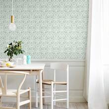 1卷复古植物图案花卉壁纸，时尚抽象植物花卉印花壁纸，精致室内装饰膜，适用于房间和橱柜表面的装饰壁纸翻新，各种房间和厨房墙面装饰壁纸，自粘贴纸，易于安装和移除，手工工艺膜 - 復古印花 - 查看 7