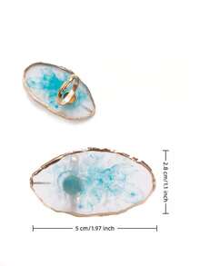 Resin Stone Color Board Rings For Nail Art - Reusable And Adjustable Prop For Nail Photography, Showcasing Unique Designs With Stand, Suitable For Nail Display - Multicolor - View 9
