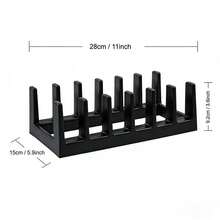 厨房锅盖收纳架、碗碟晾干架、创意桌面书架、碗碟分隔架、锅盖架 - 查看 9