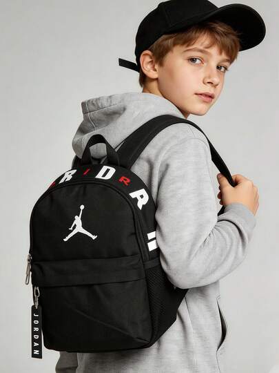 Nike 儿童运动休闲背包，日常户外旅行包，学生书包，带收纳的单肩包