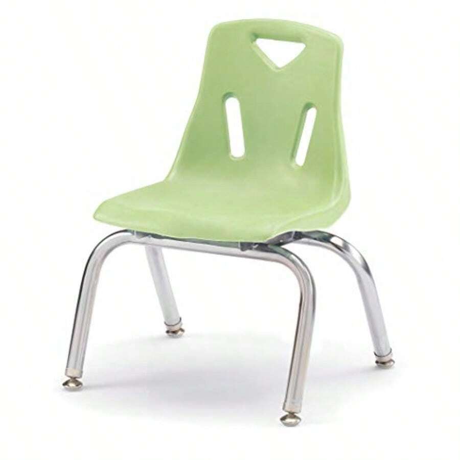 Berries Jonti-Craft 8140JC1130 - Silla apilable con Patas cromadas 25 4 cm de Altura Color Lima - Cal - Ver 1