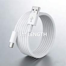 1条装[3英尺/6英尺/10英尺] USB转USB-C快速充电线，兼容 17/16/15充电器，兼容苹果17/16/15/Pro/Pro Max/Plus长款Type-C车载充电线，支持CarPlay功能，兼容三星Galaxy S25/S24/S23/S22/S21/S20等手机 - 彩色 - 查看 9
