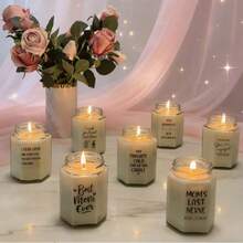 热门六角形罐装香薰蜡烛，无烟大豆蜡香氛蜡烛，家居香氛礼盒套装 - 多樣化香型 - 查看 3