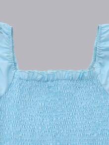 Đầm nữ mùa hè in hoa tươi sáng, phối eo, kiểu dáng thanh lịch, thích hợp cho các buổi hẹn hò và dịp đặc biệt. - Nhiều màu - Xem 6