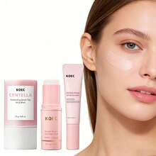 PDRN PINK 肽胶原蛋白护肤套装 - 泥状面膜 + 眼霜 + 胶原蛋白棒 - 基础护肤礼盒，女士礼盒 - Peptide - 查看 2