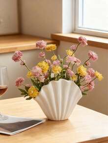1 chiếc bình trang trí, kiểu dáng độc đáo hiện đại với những đường viền lượn sóng, thích hợp để trang trí phòng khách, bàn ăn, phòng ngủ, văn phòng, lối vào nhà, làm quà tặng đám cưới, tân gia, trang trí bàn làm việc theo phong cách tối giản Bohemian. - nhiều màu - Xem 8