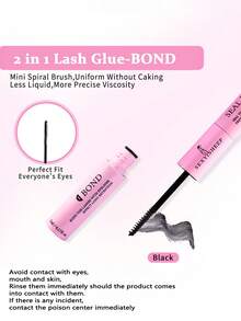 SEXYSHEEP 164pcs D-Curl Fluffy False Eyelashes Mixed Set, Curled, Lengthening, Volumizing Effect, Non-Shedding, Soft & Natural, 10-16mm Mixed DIY Lash Clusters, Natural Length & Density, Long-Lasting, DIY Eyelash Extension Kit Includes Glue, Sealant, Removal Tools & Tweezers, Suitable For Beginners, Home, Party, Music Festival - màu đen - Xem 10