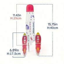 6+ Years Old Kids Rocket Science Kit, Includes Rocket Model And Launcher. Through This Entry-Level STEM Space Toy, Both Boys And Girls Can Make Their Own Rockets - Multicolor - View 10