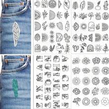 LAMYA Water Soluble Hand Sewing Stabilizers Embroidery Stick And Stitch Embroidery Paper Wash Away Stabilizers,For Embroidery Stabilizers Flower Patterns,For Hand Sewing Lover Beginners.Letter&Flower - Penstabil Jahit Tangan Tongkat Bordir - View 1