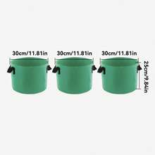 5 Gallon Felt Planting Bags, Durable Tomato Vegetable Garden Containers, Reusable Planting Bags With Sturdy Handles, Enhanced Load-Bearing Capacity For Outdoor Gardening, Home Balcony, Vegetable Garden Decor, Street, Multiple Colors Available - Multicolor - View 14