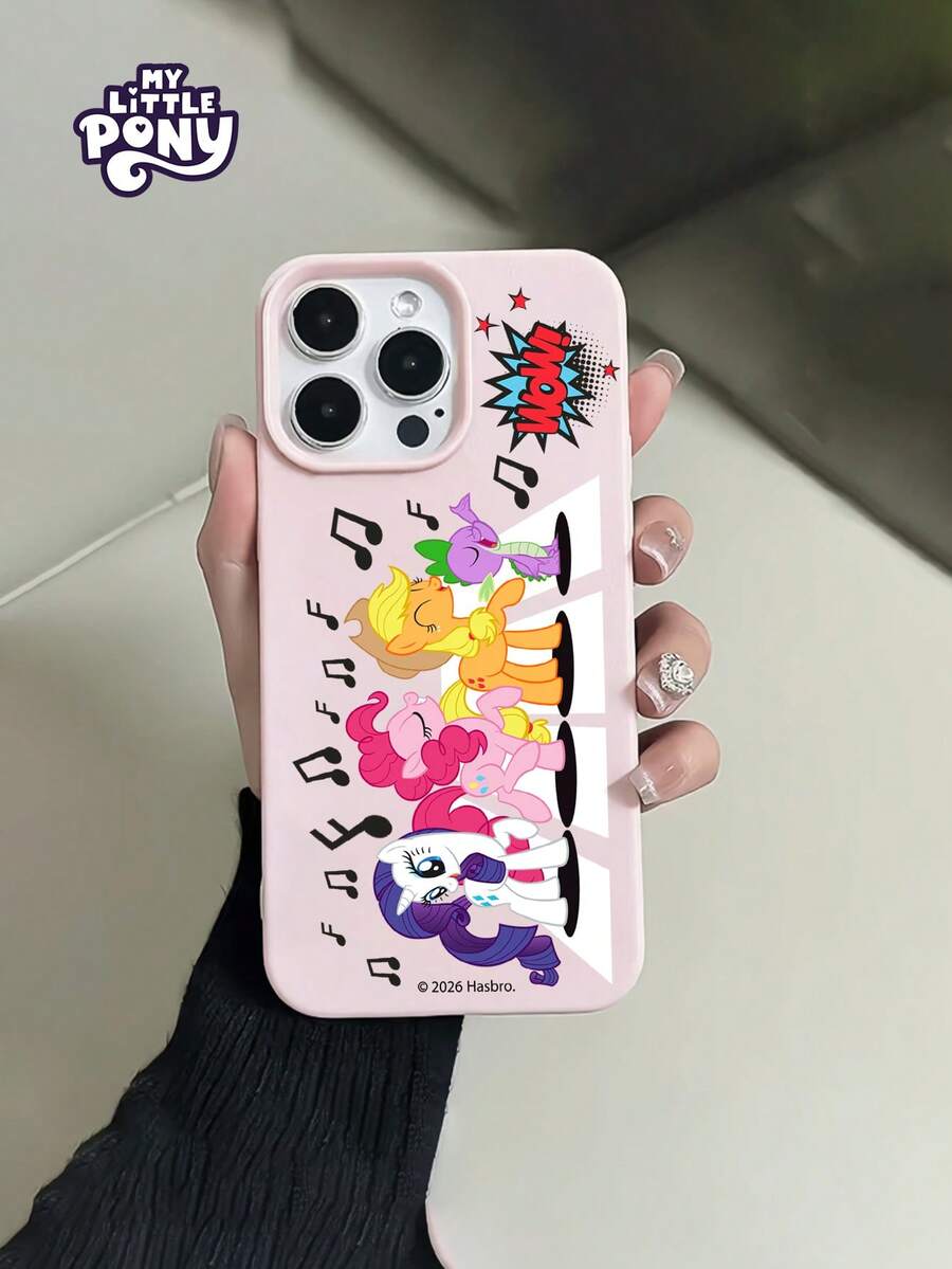 Hasbro MY LITTLE PONY Ốp điện thoại hoạt hình nữ tính chính hãng, quà tặng ngày lễ, đóng hộp, phù hợp với iPhone 17, 17 Air, 17 Pro, 17 Pro Max, 11, 12, 13, 14, 15, 16 Pro, 16 Pro Max, 14 Plus, 15 Plus, 16 Plus, 15 Pro Max, 16 Pro, 16 Pro Max - Nhiều màu - Xem 1