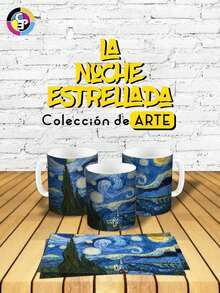 Taza o Mug La Noche Estrellada de Van Gogh - Multicolor - Ver 1