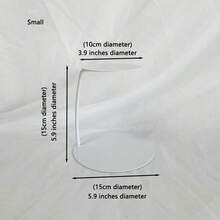 白色创意蛋糕架 漂浮式婚礼蛋糕分隔架 生日派对装饰 - White C Small - 查看 9