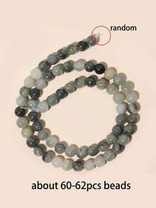 4 6 8 10mm Đá cỏ xanh tròn, hạt đá quý rời dùng để làm trang sức: vòng tay, dây chuyền, bông tai, đồ thủ công. - màu xanh lá - Xem 12
