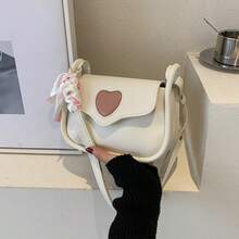 Versatile Niche One Shoulder Underarm Bag, Fashionable Crossbody Square Bag, Stylish Retro Saddle Bag - Multicolor - View 9